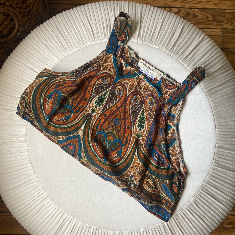 Urban Renewal Recycled Silk Crop Top